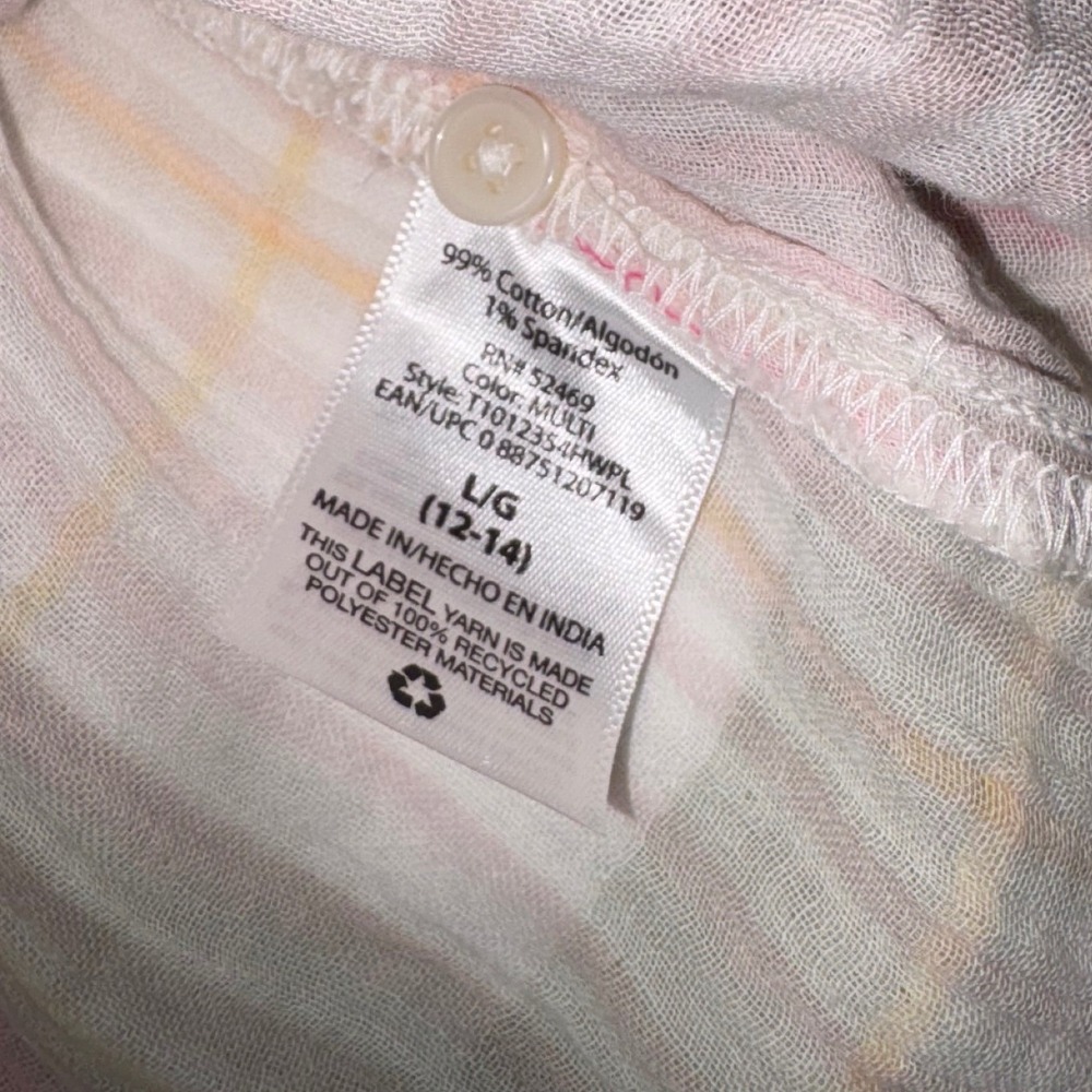 Womens Bundle Time & Tru L Plaid Button Down, Xhilaration Tee xl,  Shein Pink L - Picture 4 of 13